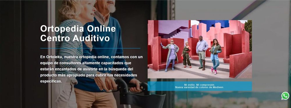 Tienda online de ortopedia diseñada en WooCommerce: Ortoleku